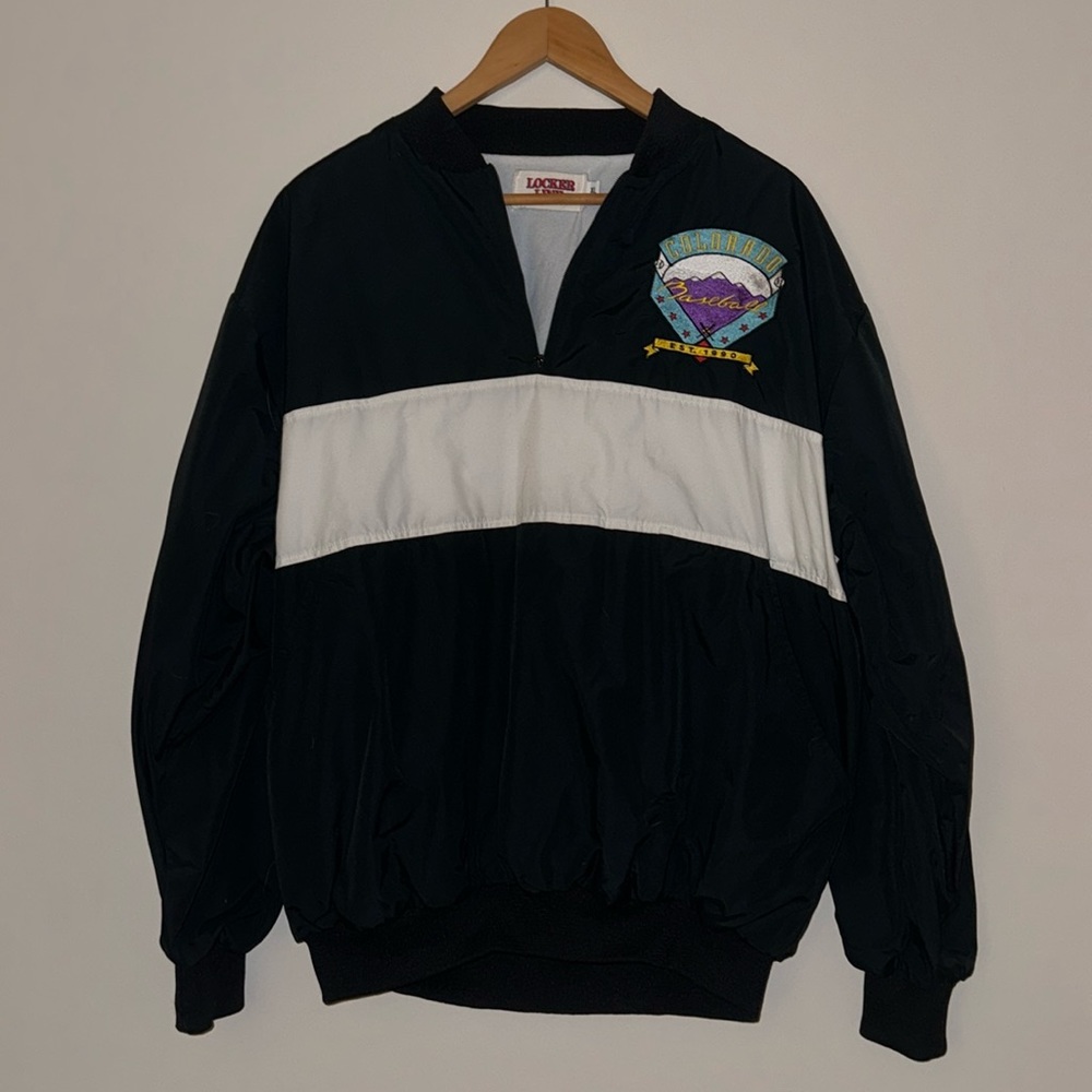Vintage locker line windbreaker